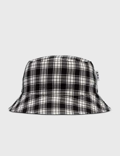 A.P.C. Checkered Bucket Hat