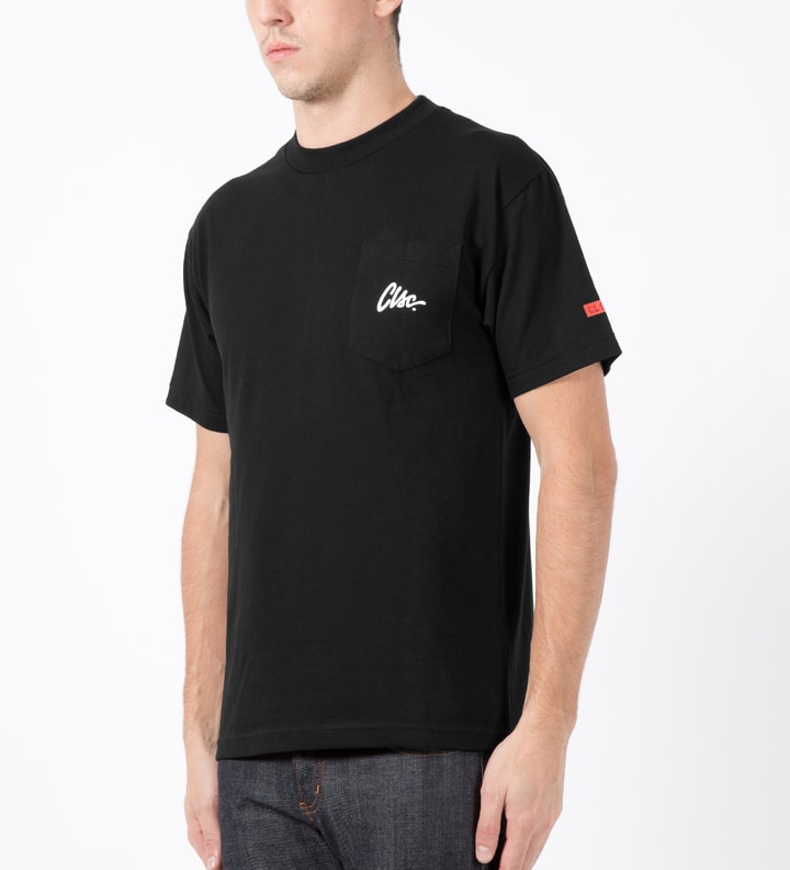 Black Script Pocket T-Shirt Placeholder Image