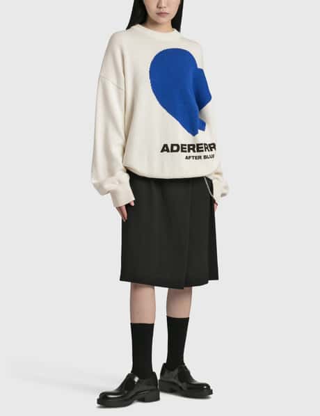 Ader Error - ツイン ハート ロゴ ニット | HBX