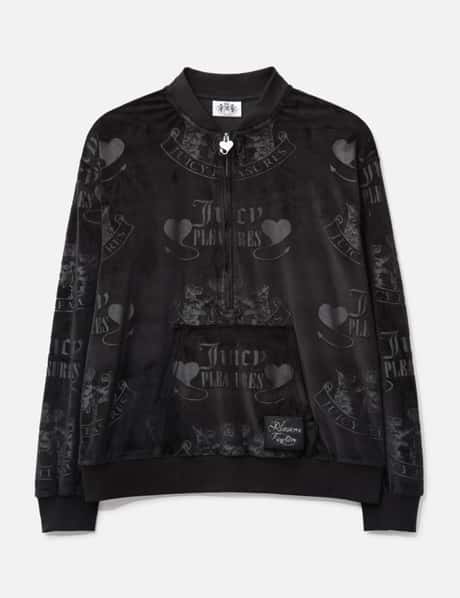 Pleasures Pleasures x Juicy Couture Crest Velour Quarter Zip