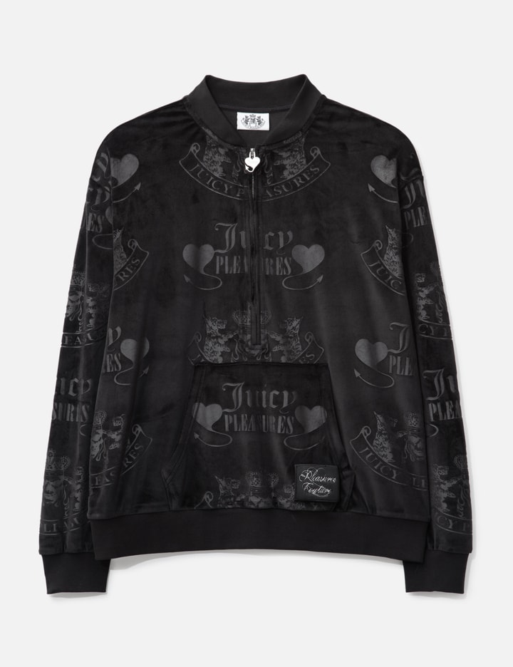 Pleasures x Juicy Couture Crest Velour Quarter Zip Placeholder Image