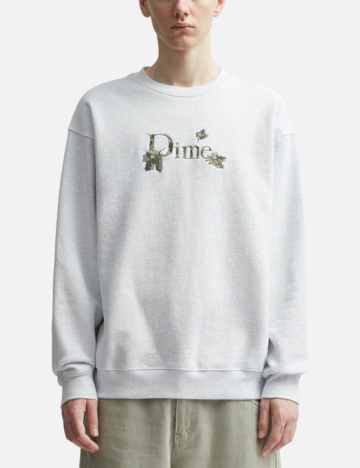 Mサイズ Dime classic leafy crewneck スウェット 灰