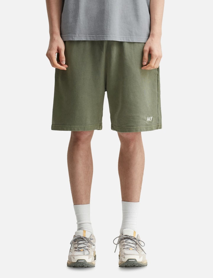 "Logo Embroidery Washed Olive" Shorts Placeholder Image