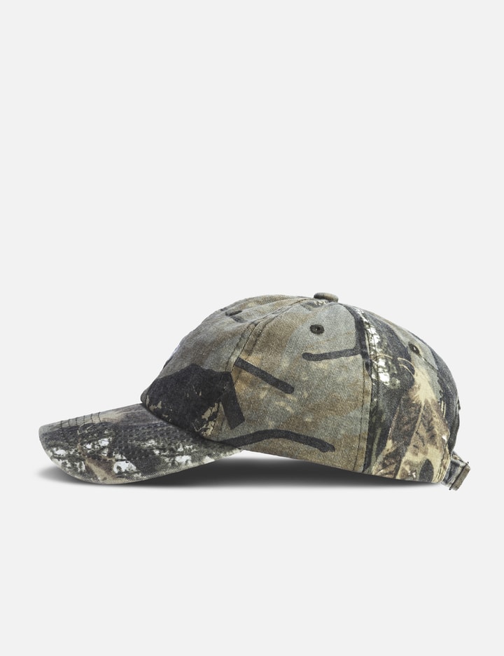 "Aly Distressed Logo Tree Camo" Washed Cap Placeholder Image