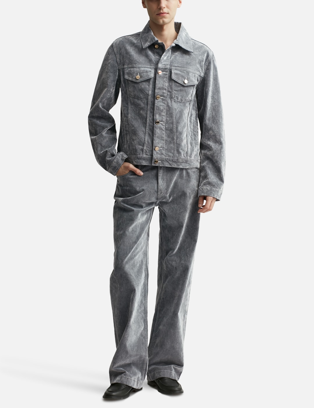 Peach Denim Jacket view 20
