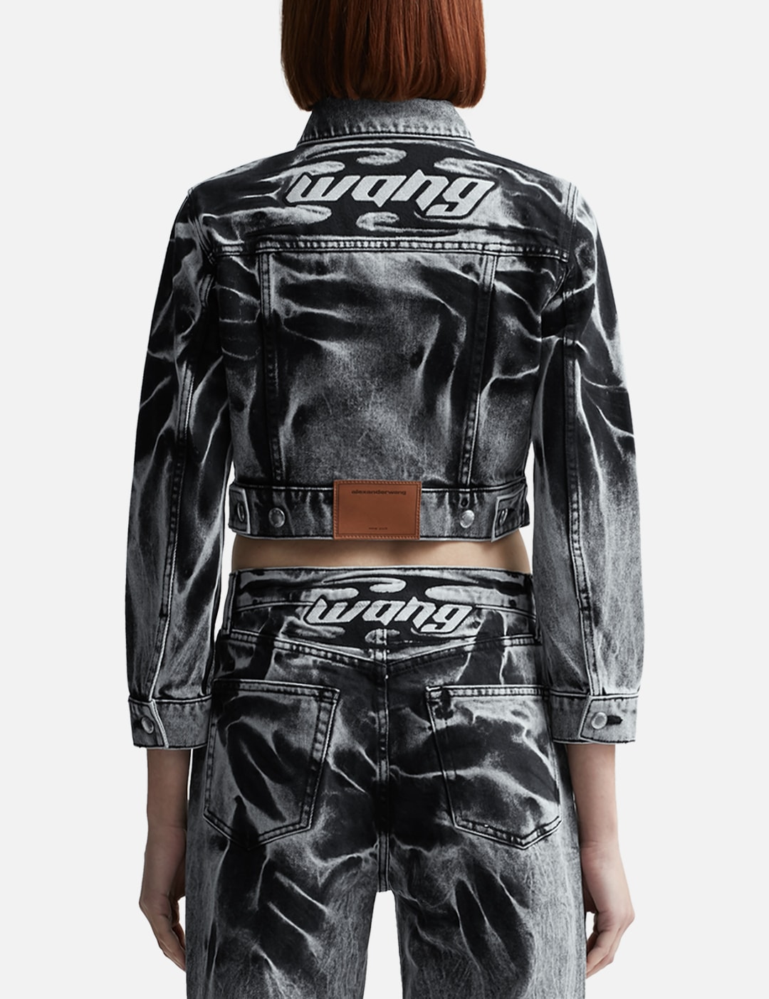 Blade Logo-Embroidered Shrunken Trucker Jacket view 15