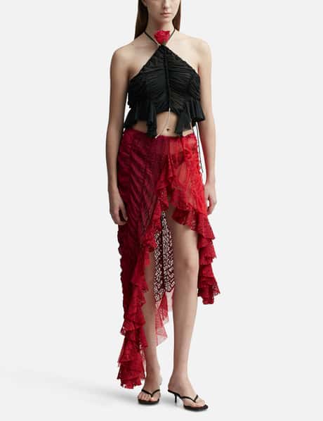 Mini Flower Ruched Tank Top view 11