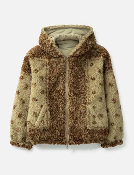 NÒMARHYTHM TEXTILE DYG Reversible Sherpa Hoody