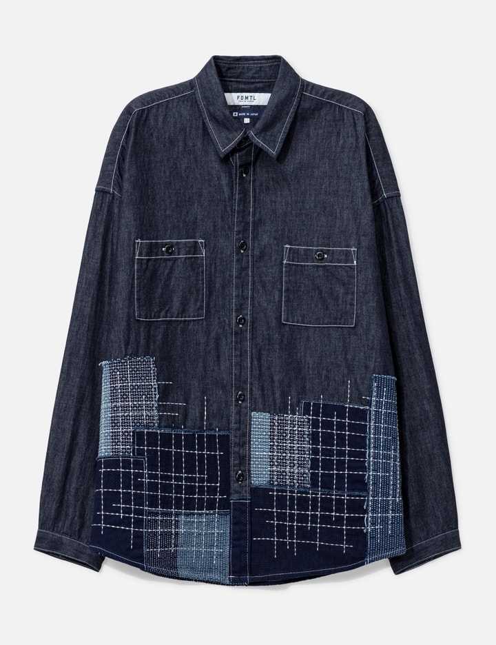 Fdmtl Denim Sashiko Shirt Rinse