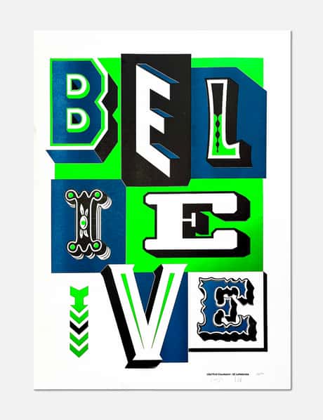 LIBRI FINTI CLANDESTINI Believe Letterpress