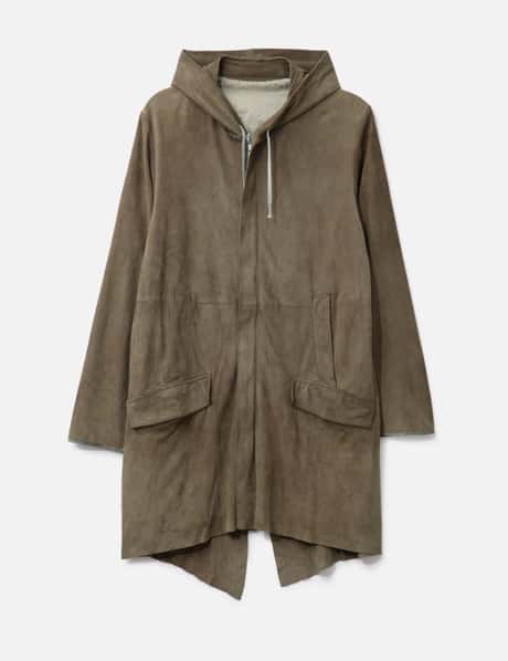Rick Owens SS05 "SCORPIO" GOAT LEATHER PARKA