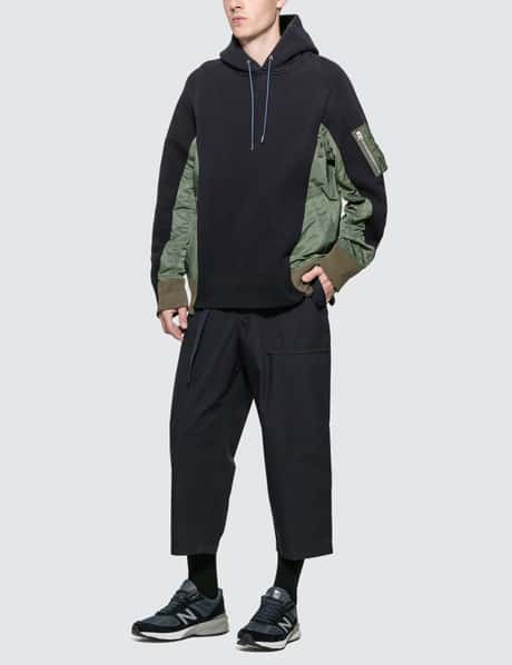 Sacai - Sponge Sweat MA-1 Hoodie | HBX - Globally Curated Fashion 