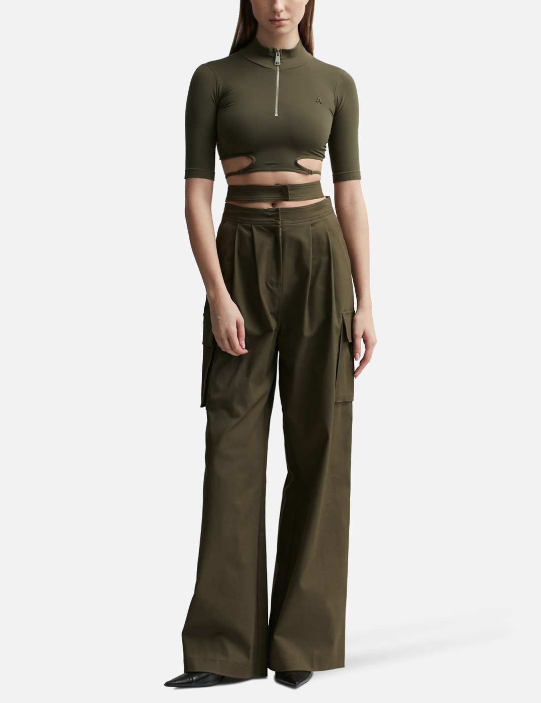 PANTS WITH DOUBLE BELT view 16