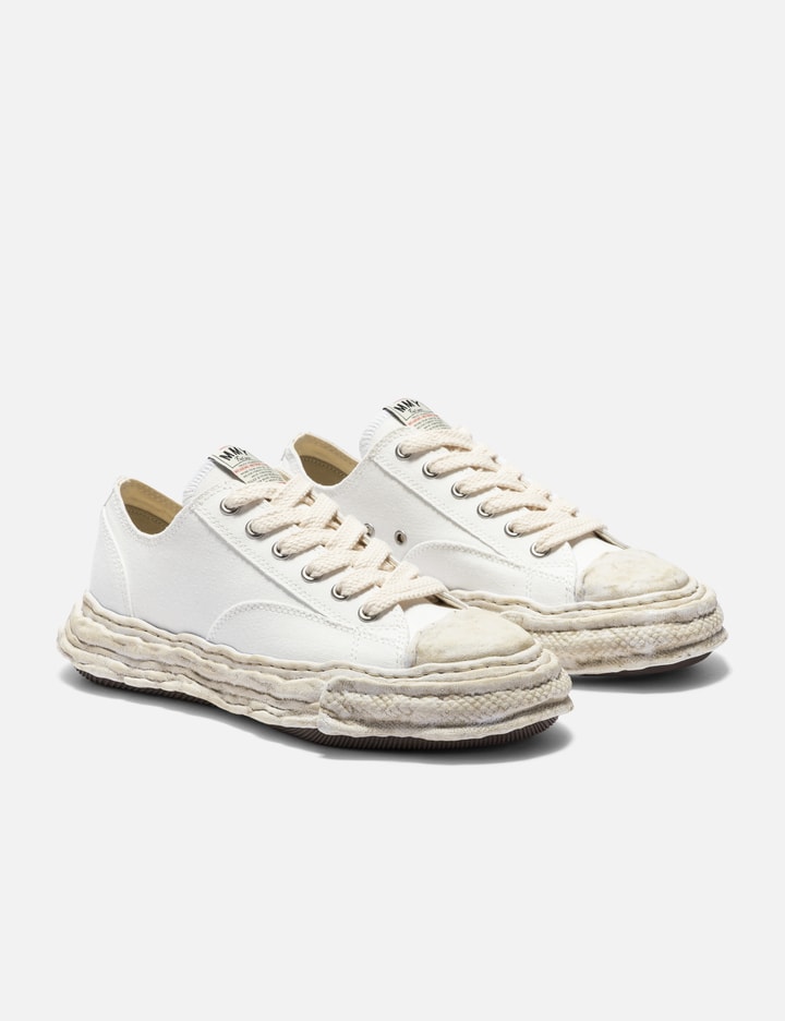Miharayasuhiro Original Sole Garment Dyed Canvas Low-top Sneaker In White