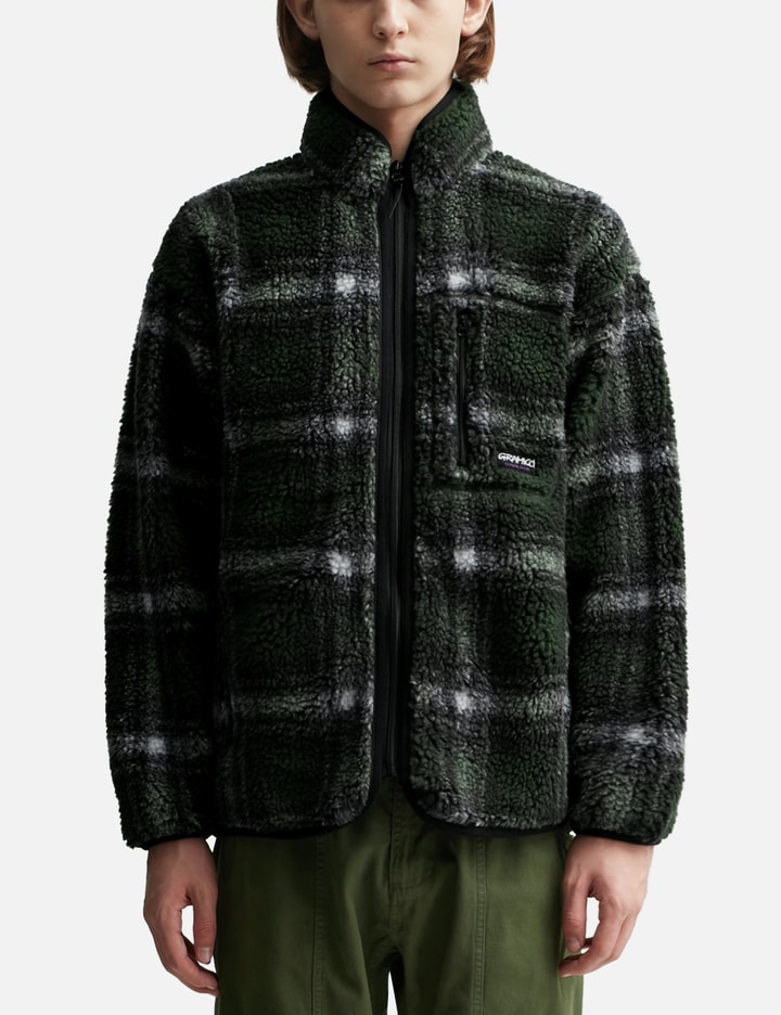 SHADOW PLAID SHERPA JACKET Placeholder Image