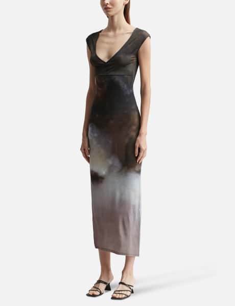 paloma wool brown dress Paris Mini Dress Caramel Reversible Linen Silk Singapore