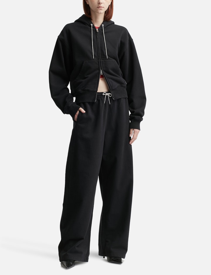 Cotton Terry Hoodie with Crystal Hotfix Drawcord Placeholder Image
