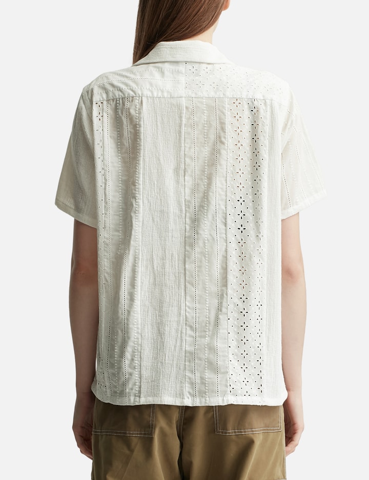 NÒMARHYTHM TEXTILE Lace Patchwork Shirt