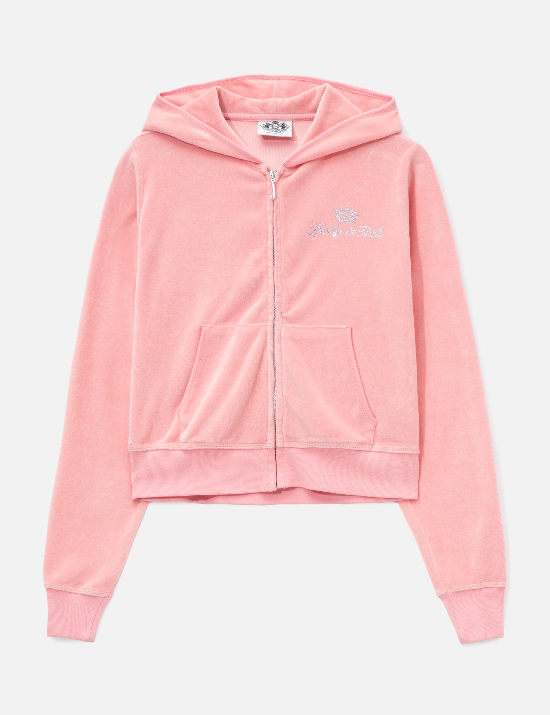 & Rich X Juicy Couture Script Velour Zip Hoodie view 16