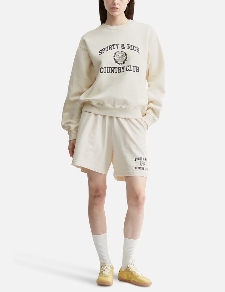 Sporty & Rich Varsity Crest Crewneck