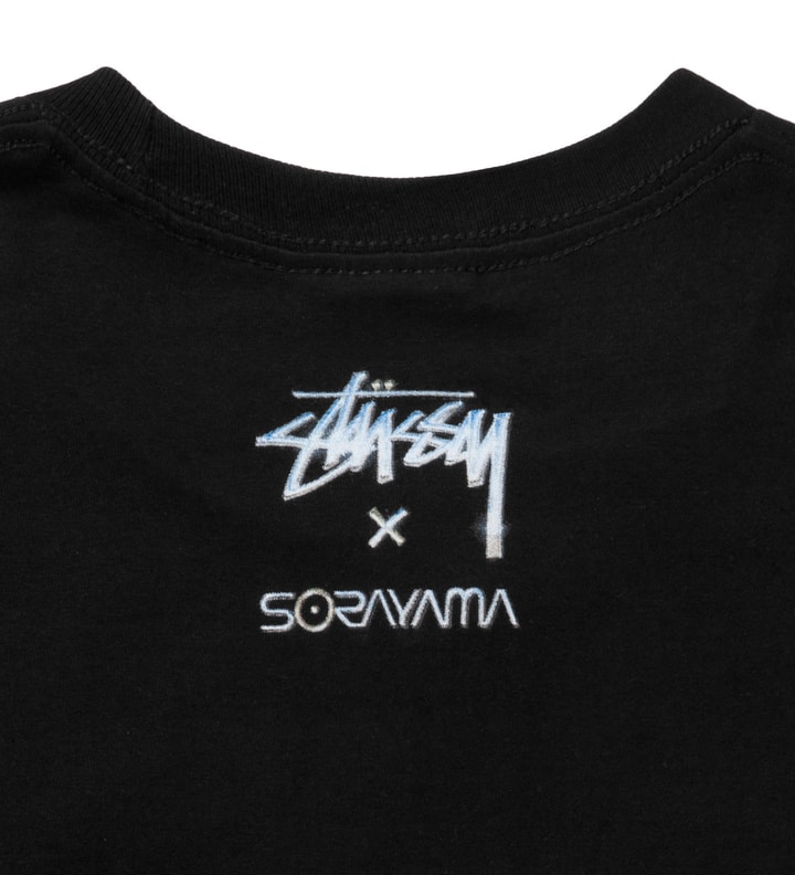 Stüssy - Black Sorayama Space Robot T-Shirt | HBX