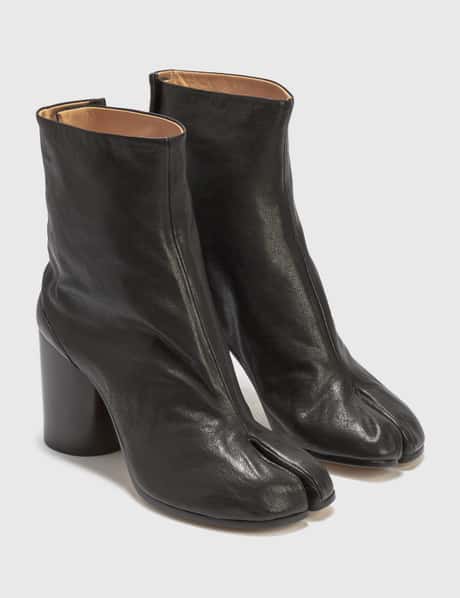 Maison Margiela - Vintage Leather Tabi Boots 80mm | HBX - Globally 