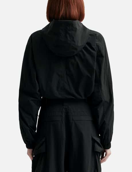 HOODED CROPPED ZIP JACKET view 9