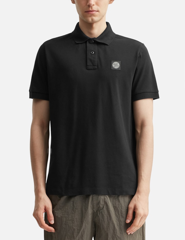 Slim-fit Short-sleeve Polo Shirt With Compass Patch Placeholder Image