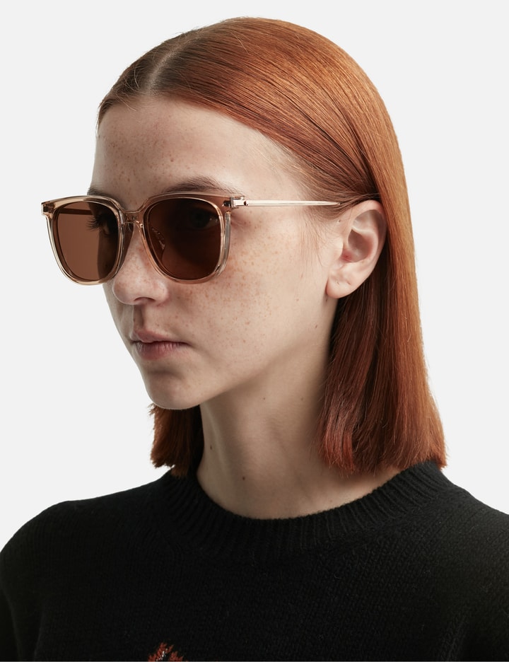 Klassic Cl004 Clip-on Sunglasses In Brown