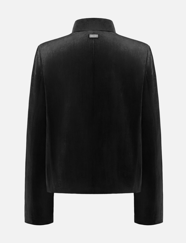 TEAM WANG design Reset Velvet Stand-Collar Jacket