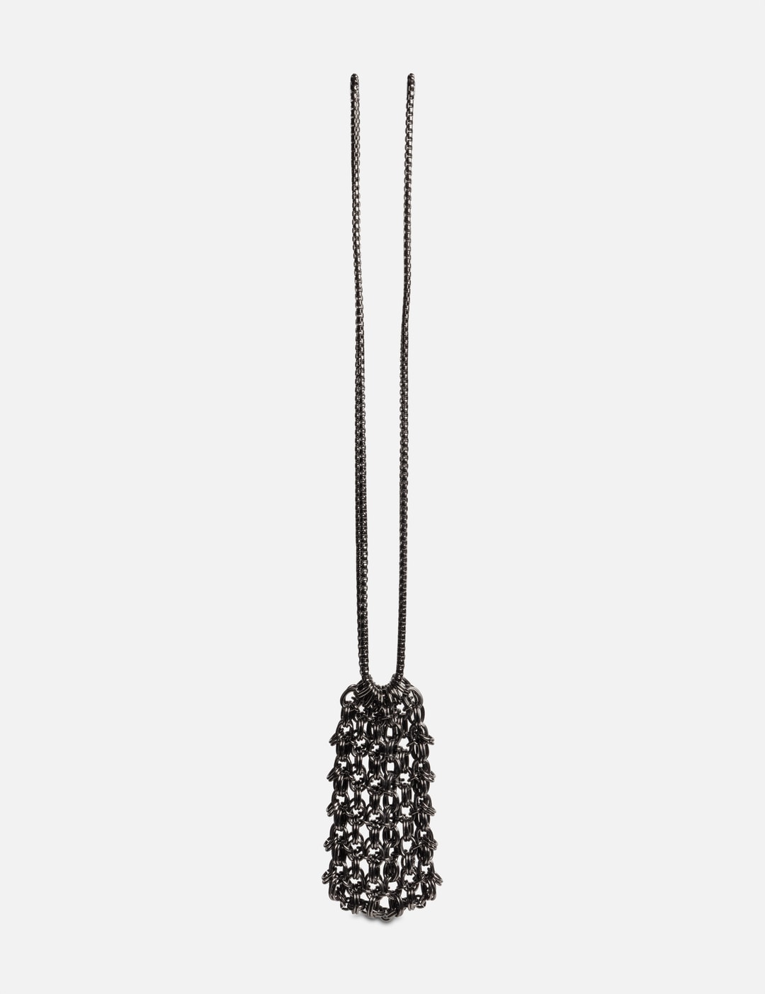 Chainmail Shoulder Bag - Gunmetal view 8
