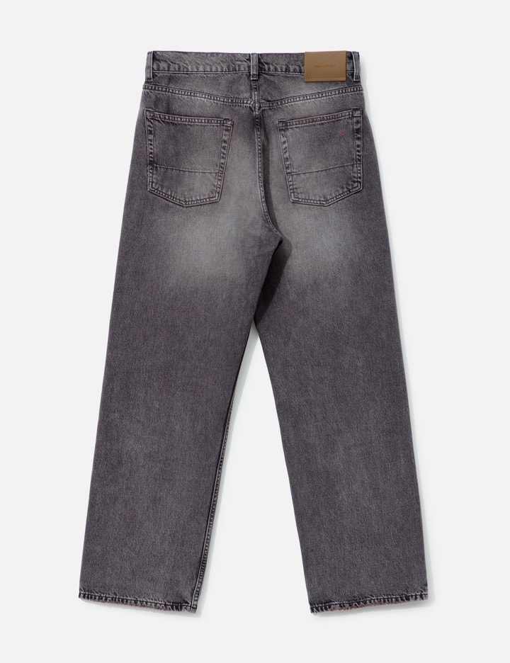 Our Legacy Straight Leg Distressed Five-pocket Jeans In Brown