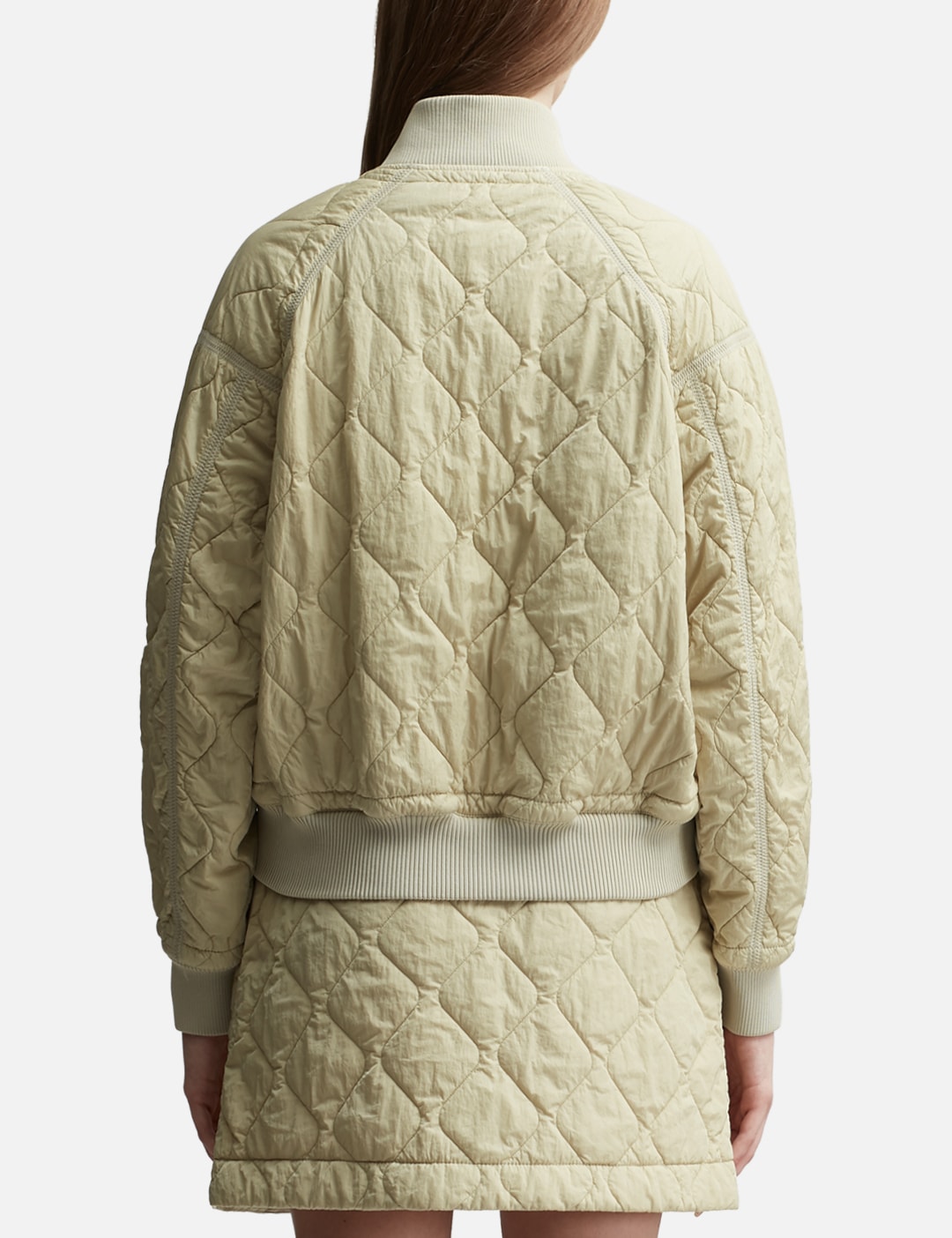 Quilted Nylon Bomber Jacket view 15