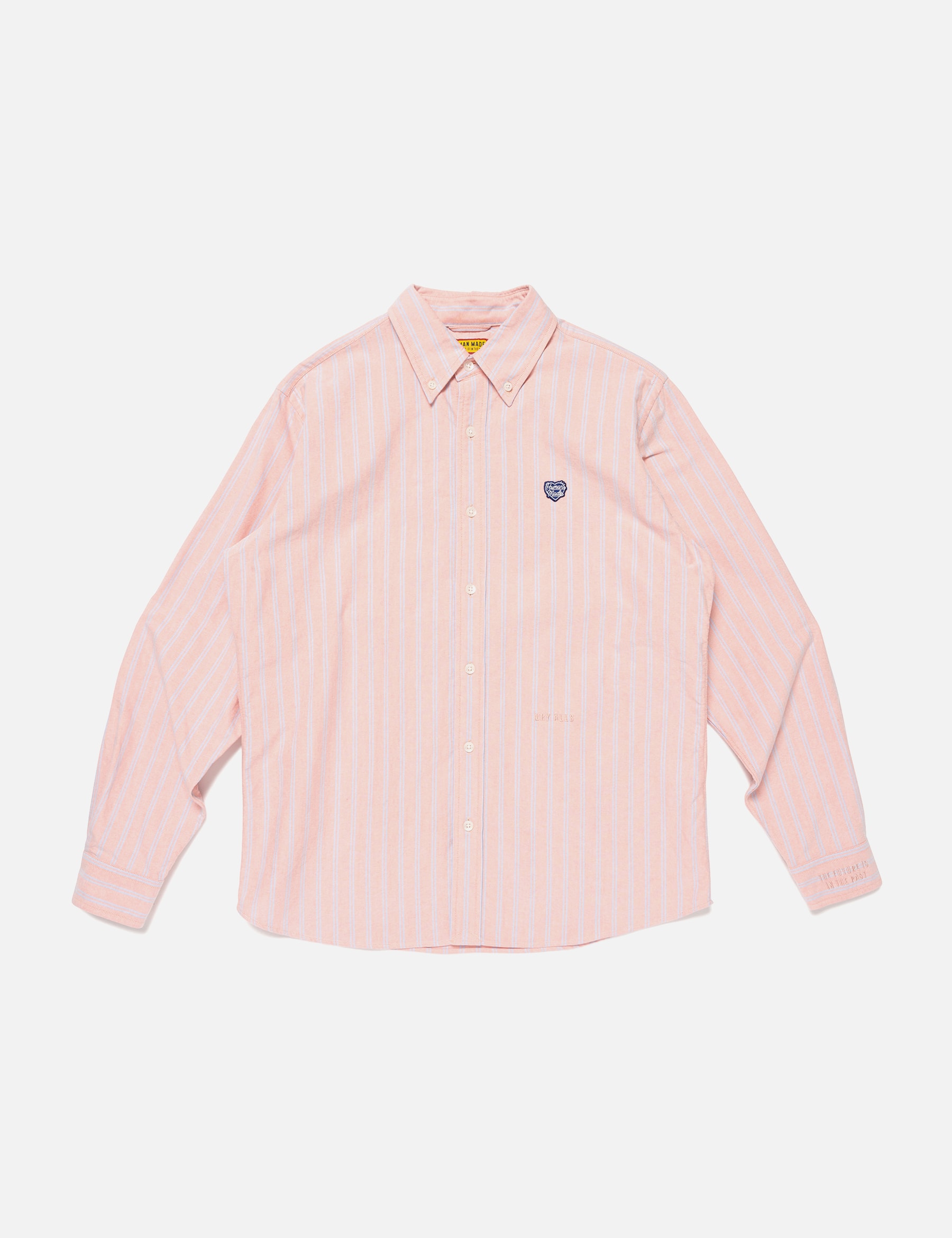 Striped Oxford Button Down Shirt view 7