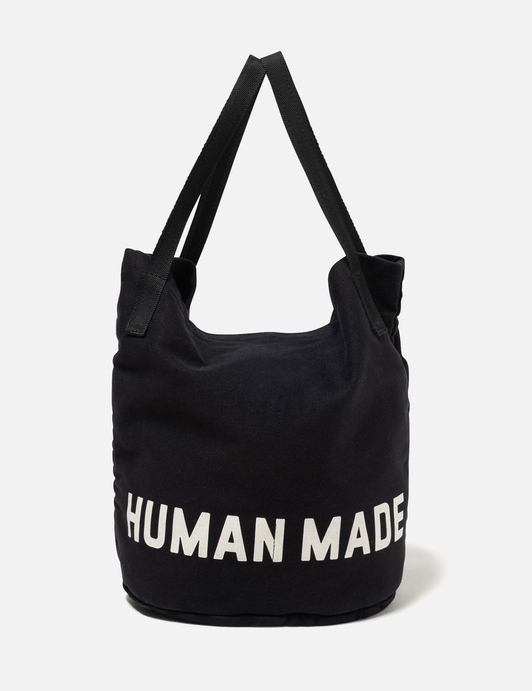 Human Made Balloon Tote - コットンキャンバス製のマチ付きトート、内 