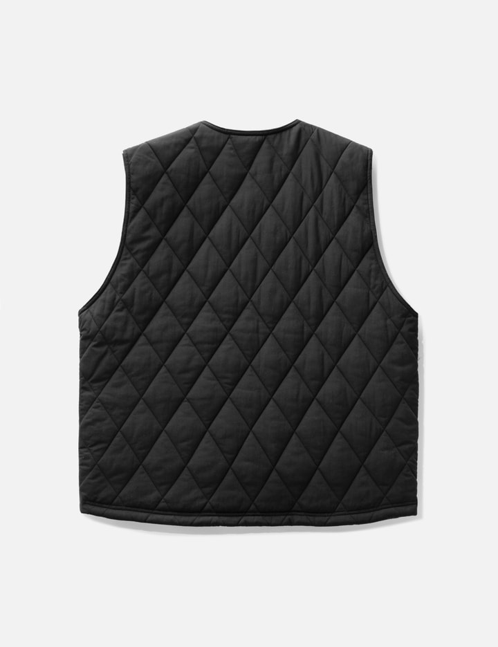 Diamond Quilted Zip-Up Vest Placeholder Image
