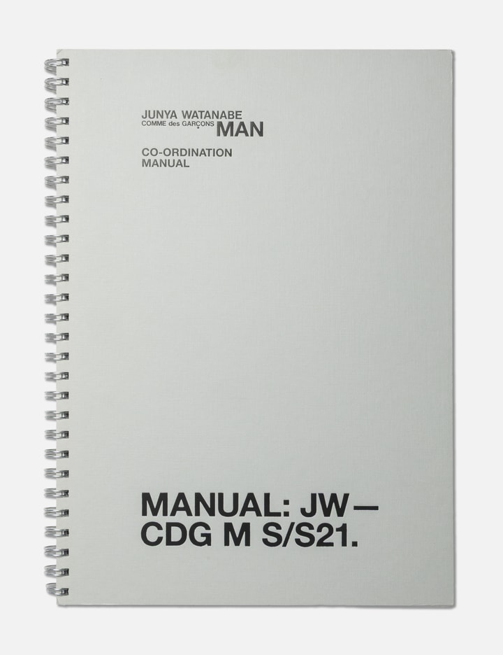 CDG Man S/S 2021 Manual Placeholder Image