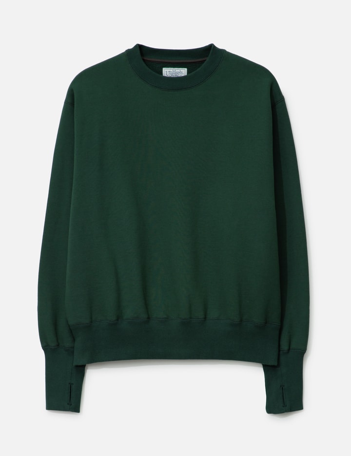 Unlikely Simple Sweat Crew "central Park" In Green
