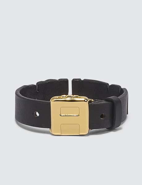 AMBUSH® - Leather Nameplate Bracelet | HBX - Globally Curated 
