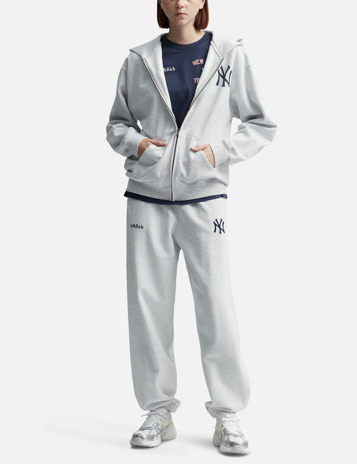 Yankees Serif Zip Hoodie Placeholder Image