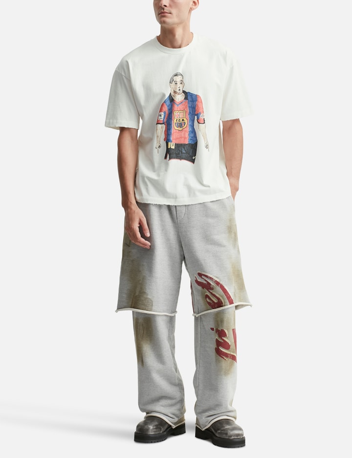 Layered Wide Leg French Terry Trousers Placeholder Image