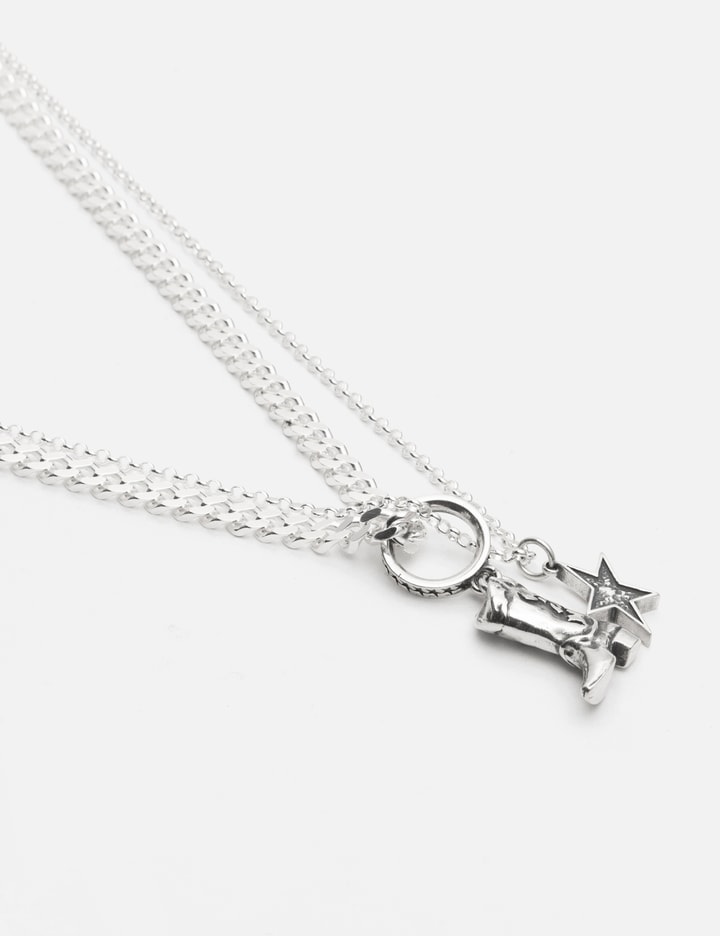 Twojeys Boot Double Chain In Metallic