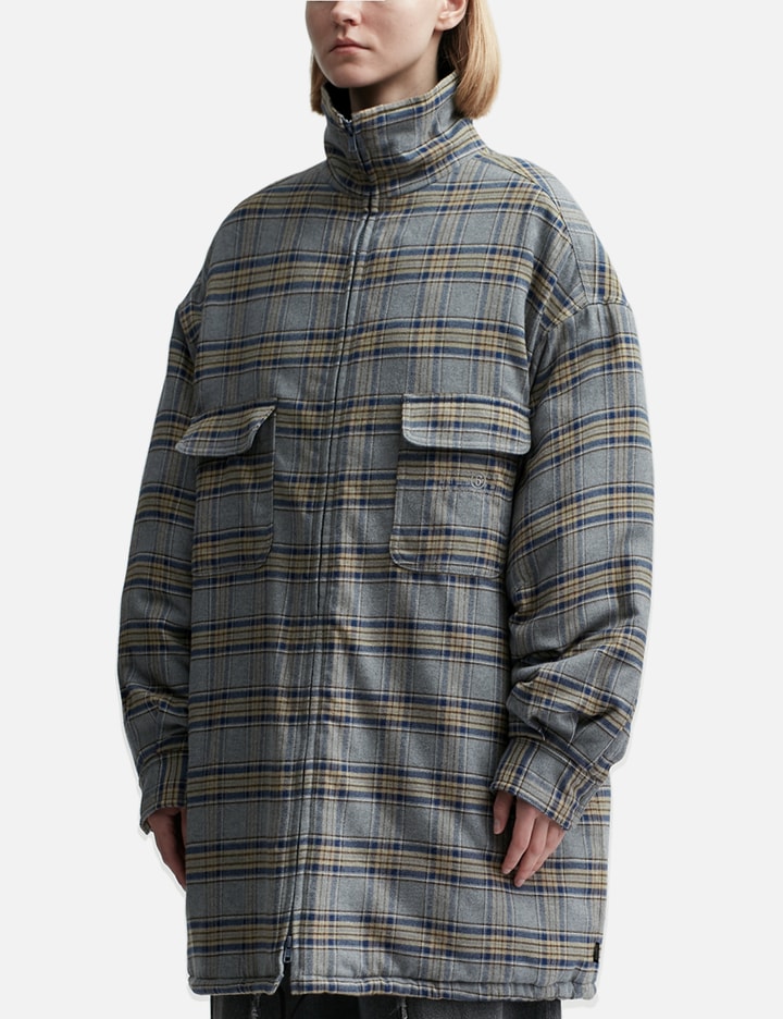 Quilted Checked Flannel Jacket Placeholder Image