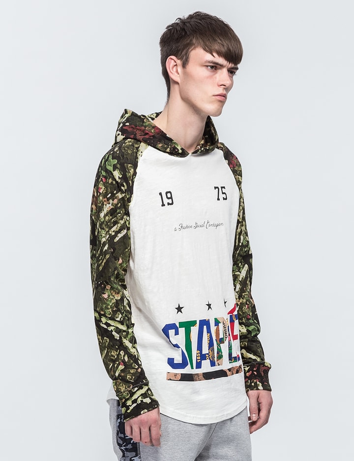 Forest Camo Hooded T-Shirt Placeholder Image