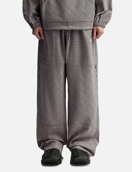 CHECKED DOUBLE KNEE PANTS view 10