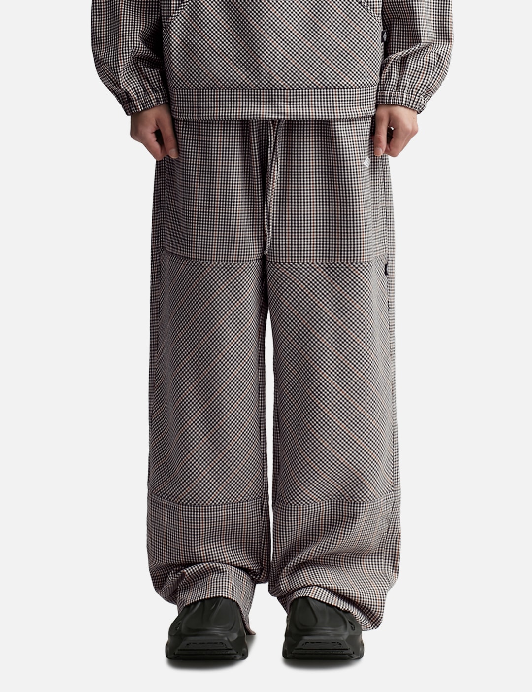 CHECKED DOUBLE KNEE PANTS view 11