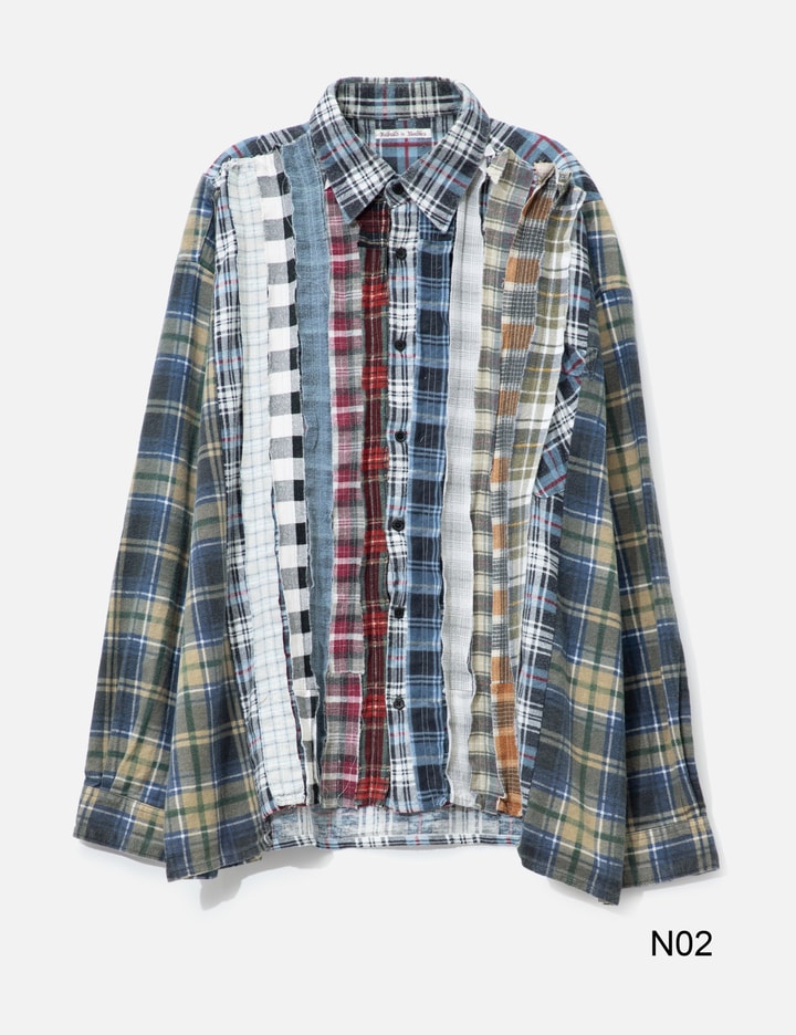 Needles Flannel Shirt - Ribbon Wide Shirt