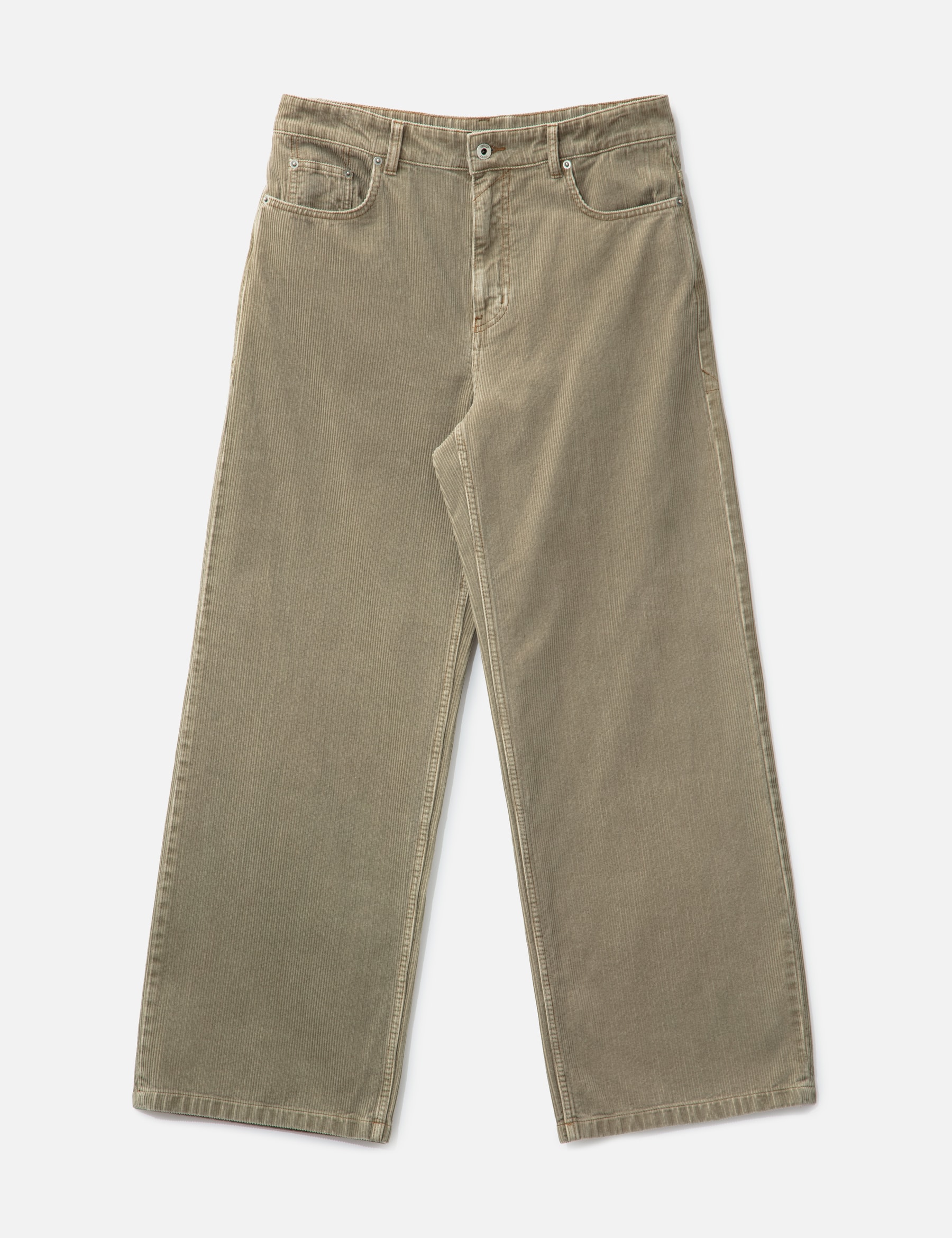 Corduroy Washed Semi Wide Pants view 19