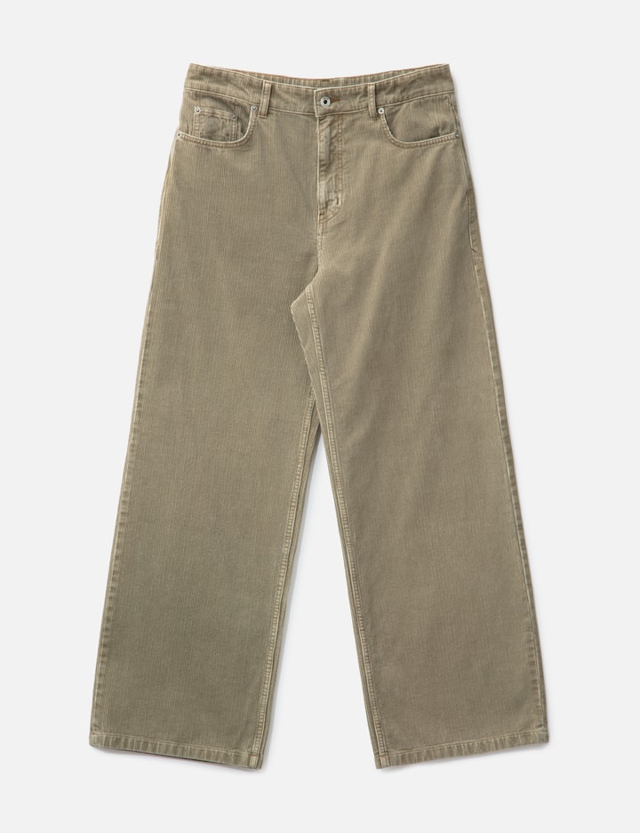 Corduroy Washed Semi Wide Pants Placeholder Image