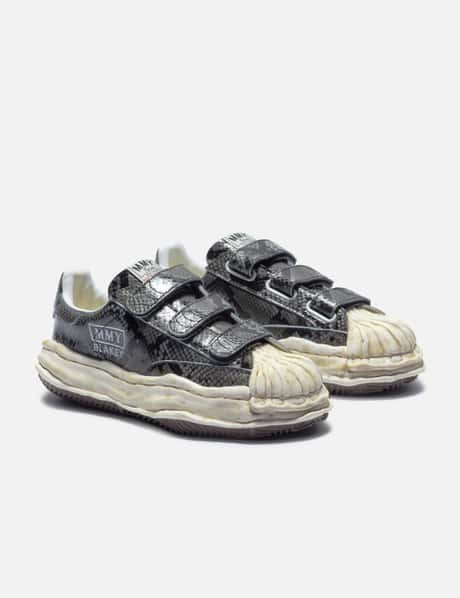 "BLAKEY" OG Sole Python Printed Leather Low-Top Sneaker view 11